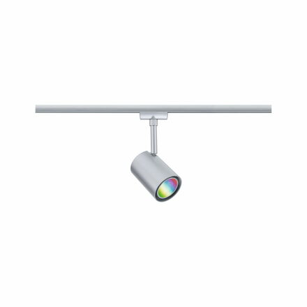 PAULMANN URail LED lištový spot Smart Home Zigbee 3.0 Luxe GU10 4,8W RGBW+ stmívatelné 230V matný chrom