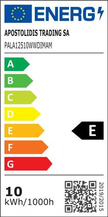 ACA Lighting LED FILAMENT E27 DIM G125 jantar 10W 2700K 230V 1160lm RA80 PALA12510WWDIMAM