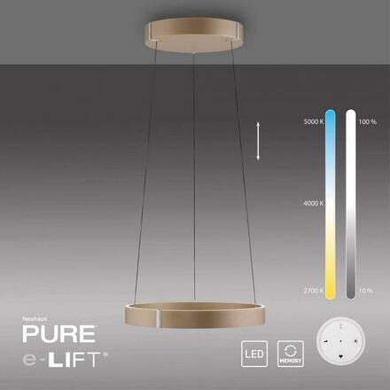 PAUL NEUHAUS LED závěsné svítidlo PURE E-Clipse bronz elektrické 2700-5000K PN 2560-97