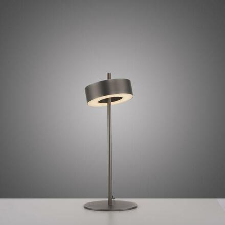 PAUL NEUHAUS LED stolní lampa Q-ROTATE tmavá hnědá Smarthome ZigBee 2700-5000K PN 4324-34