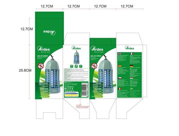 Elektrický lapač hmyzu Ardes ZAK 4W Green