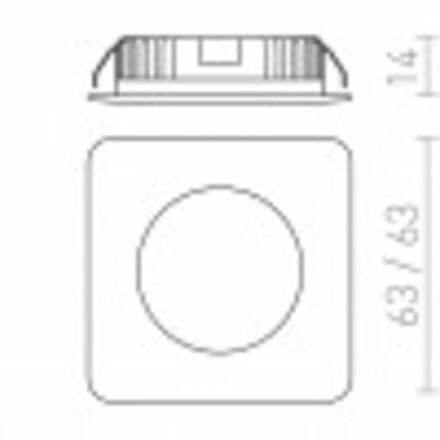 RENDL INEZ SQ chrom 12= LED 3W IP44 3000K R10587