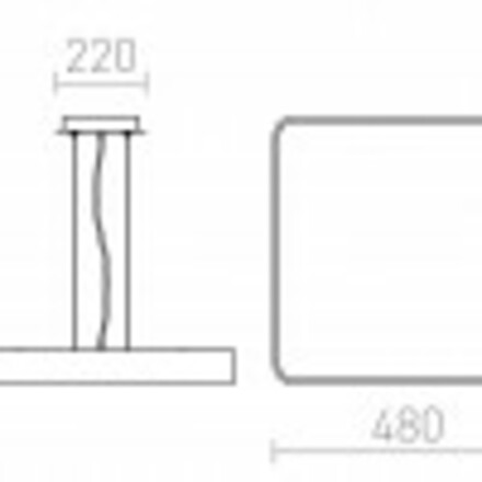 RENDL MENSA SQ 48 závěsná česaný hliník 230V LED 56W 3000K R11292