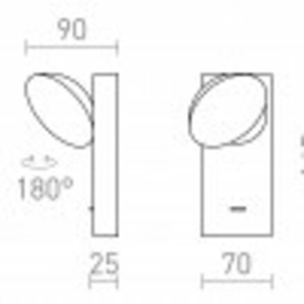 RENDL ELISEO nástěnná bílá 230V LED 5W 3000K R13914