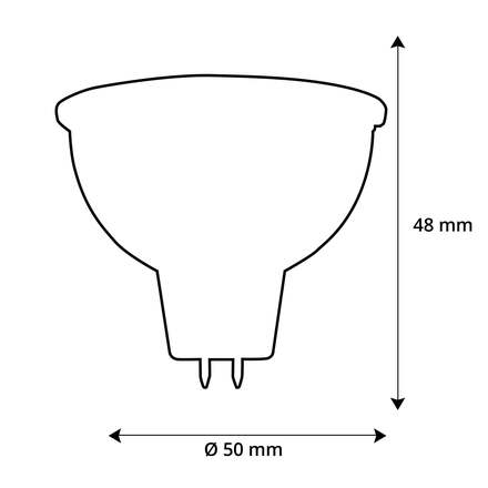 Segula 55222 LED reflektorová žárovka MR16 stmívaní do teplé  GU5.3 7 W (45 W) 500 Lm 2000-3000 K 40d