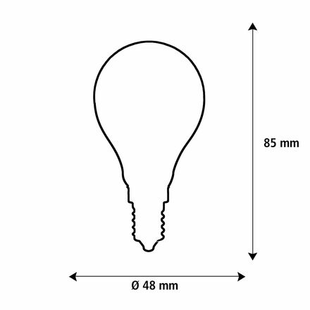 Segula 50830 LED kapka 24V čirá E14 3 W (26 W) 260 Lm 2200 K