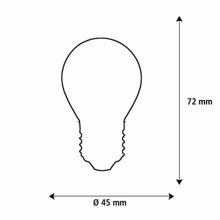 Segula 50833 LED kapka 24V čirá E27 3 W (26 W) 260 Lm 2200 K