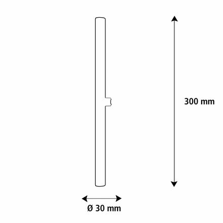 Segula 55173 LED lineární lampa 300 mm čirá S14d 4,5 W (28 W) 300 Lm 2200 K