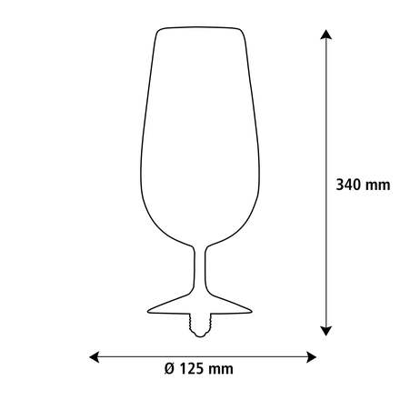 Segula 55468 LED Floating Bierschaum žlutá bílá E27  5 W (42 W) 500Lm 2200 K