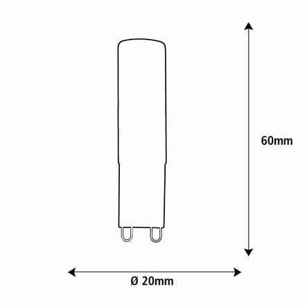 Segula 55864 LED G9 kapsle 24V čirá G9 3 W (26 W) 260 Lm 2200 K