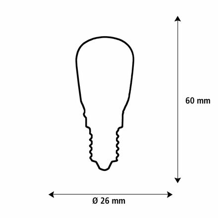 Segula 55865 LED do lednice 24V čirá E14 1,5 W (12 W) 110 Lm 2200 K