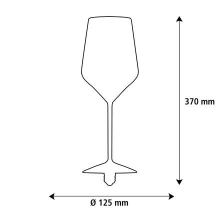 Segula 55462 LED Floating Rosé Wein čirá E27  5 W (42 W) 500 Lm 2200 K