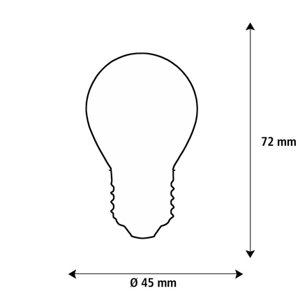 Segula 55209 LED kapka voděodolná čirá E27 1,5 W (10 W) 90 Lm 2.200 K