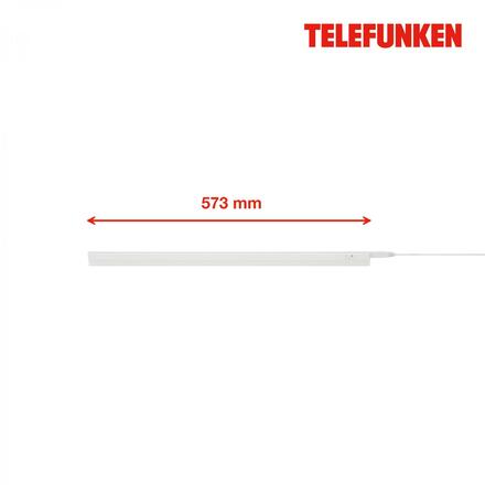 BRILONER TELEFUNKEN LED skříňkové svítidlo 58,45 cm 8W 800lm bílé TF 200206TF