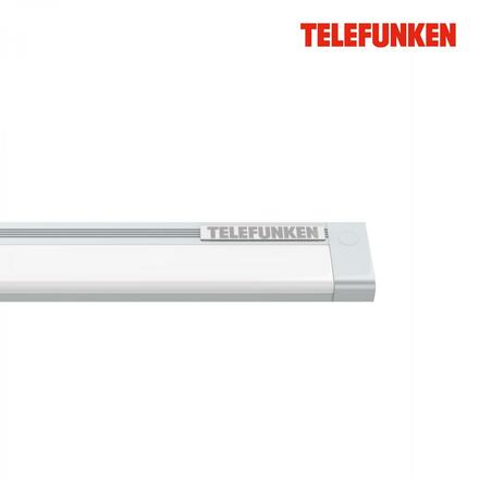 BRILONER TELEFUNKEN LED skříňkové svítidlo 87,3 cm 10W 1100lm stříbrná TF 201604TF
