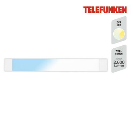 BRILONER TELEFUNKEN LED CCT skříňkové svítidlo 62 cm 22W 2600lm bílé TF 203306TF
