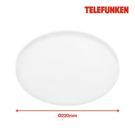 BRILONER LED stropní svítidlo, 22 cm, 10W, 960lm, bílé TF 205706TF