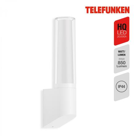 BRILONER TELEFUNKEN LED venkovní svítidlo 33,2 cm 8W 850lm bílé TF 311306TF