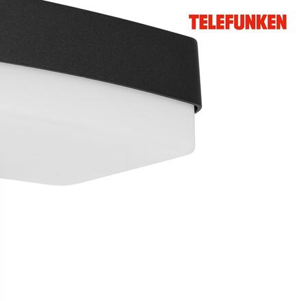 BRILONER TELEFUNKEN LED venkovní svítidlo 18,2 cm 14W 1500lm černá TF 312205TF