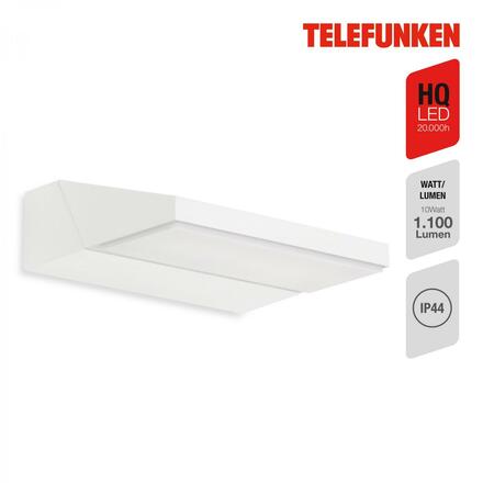 BRILONER TELEFUNKEN LED venkovní svítidlo 17,2 cm 10W 1200lm bílé TF 312606TF