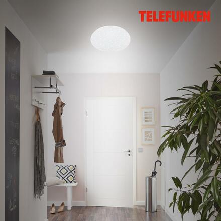 BRILONER TELEFUNKEN LED stropní svítidlo s čidlem, pr. 38 cm, 24 W, bílé TF 601806TF