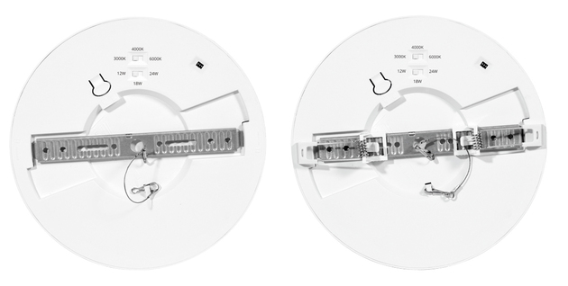 Ecolite SMD kruh 22,5cm vč. HF,6/12/18W,CCT,1880lm,bílá WPCB2-18W/HF/BI