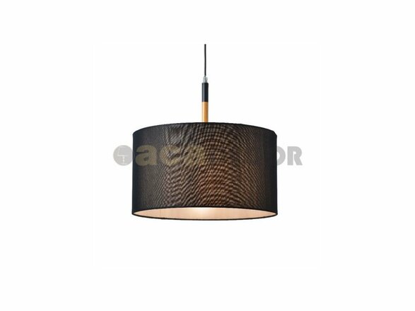 ACA Lighting Textile závěsné svítidlo OD650840PBK