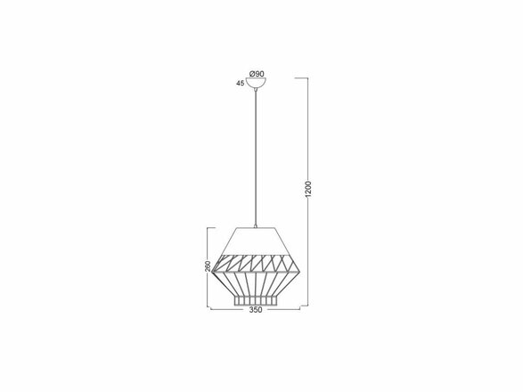 ACA Lighting Vintage závěsné svítidlo OD8070GY