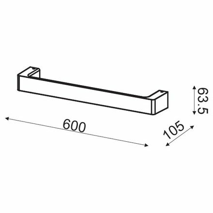 ACA Lighting Wall&Ceiling LED nástěnné svítidlo ZD810412LEDGY