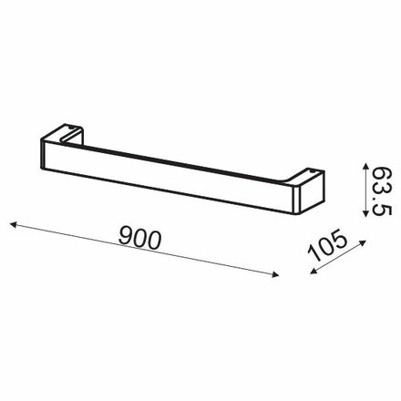 ACA Lighting Wall&Ceiling nástěnné svítidlo ZD810418LEDGD