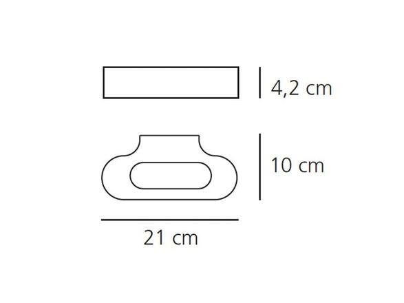 Artemide Talo nástěnné - 2700K - černá 0615W80A