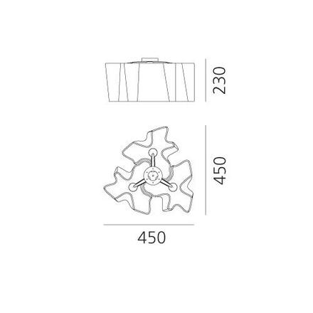 Artemide LOGICO MINI stropní 3X120° 0693020A