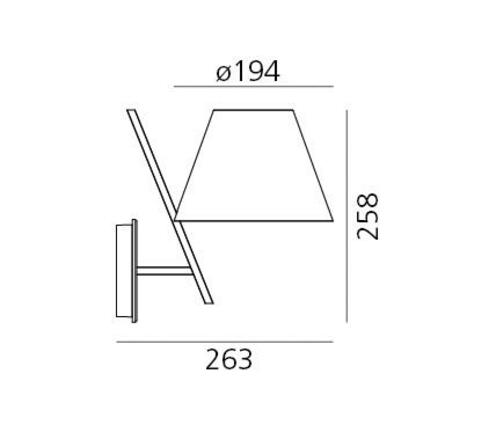 Artemide La Petite nástěnné - bílá 1752020A