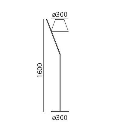 Artemide La Petite stojací lampa - bílá 1753020A