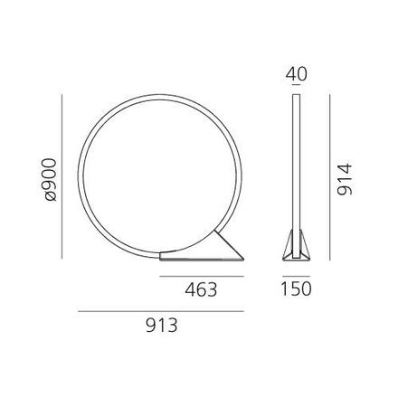 Artemide O - stojací lampa T071030