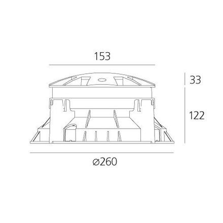 Artemide Megara 150 3000K - 2 beams T415600W00