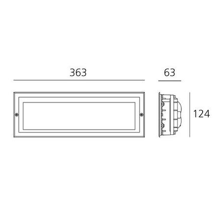 Artemide Faci 36 zapuštěné leštěný chrom T417800W00