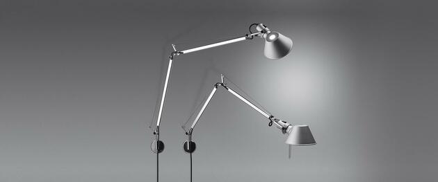 Artemide TOLOMEO stolní žárovk. bílá 220V bez podstavce A004420