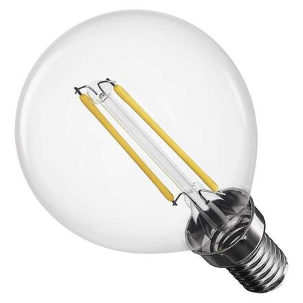 EMOS LED žárovka Filament Mini Globe / E14 / 1,8 W (25 W) / 250 lm / teplá bílá ZF1200