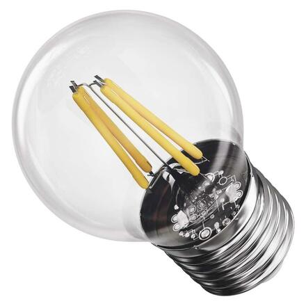 EMOS LED žárovka Filament Mini Globe / E27 / 6 W (60 W) / 810 lm / neutrální bílá ZF1141