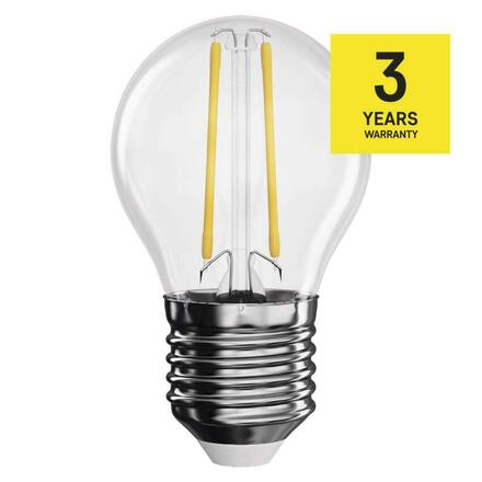 EMOS LED žárovka Filament Mini Globe / E27 / 1,8 W (25 W) / 250 lm / teplá bílá ZF1100