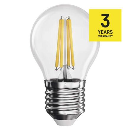 EMOS LED žárovka Filament Mini Globe / E27 / 6 W (60 W) / 810 lm / neutrální bílá ZF1141