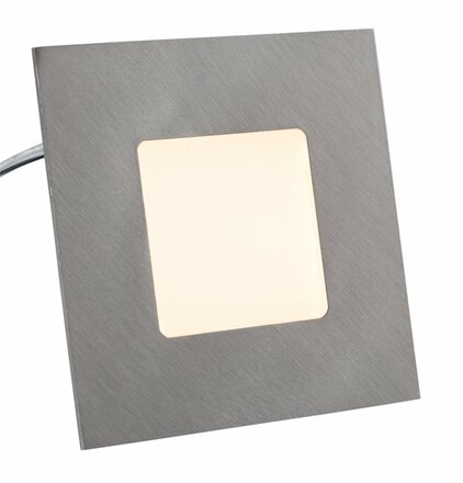 HEITRONIC LED Panel 75x75mm teplá bílá ocel 27693