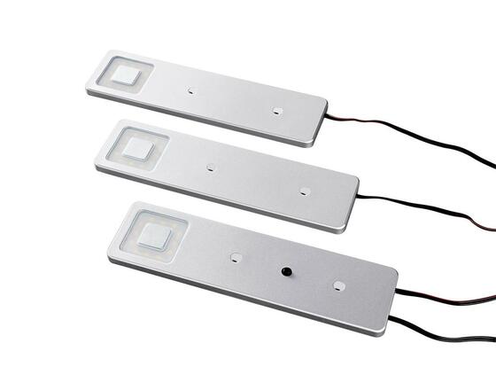 HEITRONIC LED svítidlo pod skříňku IMOLA 3ks set 390lm 3,3W 3000K 120st. 500946