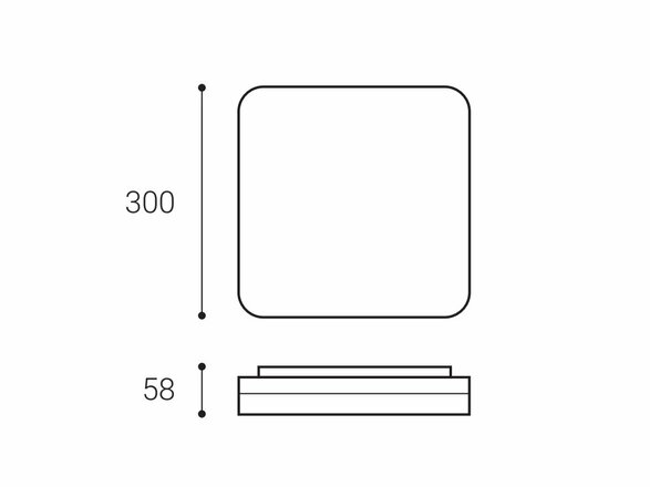 LED2 1230851 SQUARE II 30 25W 3CCT 1230851