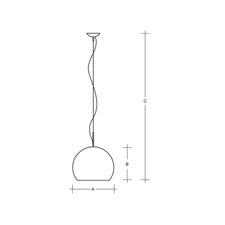 LUCIS závěsné svítidlo NEMESIS 1x max 150(116)W E27 sklo bílá opál ZL1.11.N400.60