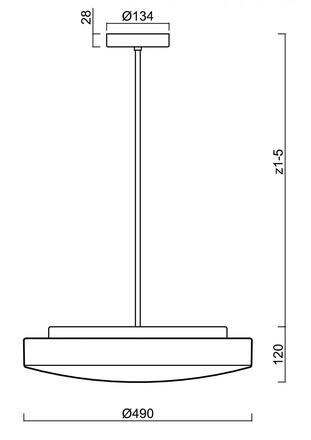 OSMONT 53207 EDNA P5 závěsné skleněné svítidlo bílá IP40 3000 K 33W LED