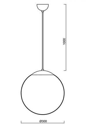 OSMONT 60338 ADRIA S2 závěsné skleněné svítidlo nerez leštěná / bílá IP40 3000 K 20W LED