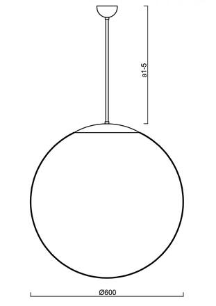 OSMONT 60703 ADRIA P5 závěsné skleněné svítidlo bílá IP40 4000 K 48W LED DALI