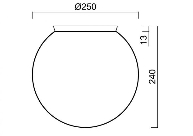 OSMONT 61226 STYX 2 stropní/nástěnné skleněné svítidlo černá / bílá IP65 3000 K 9W LED